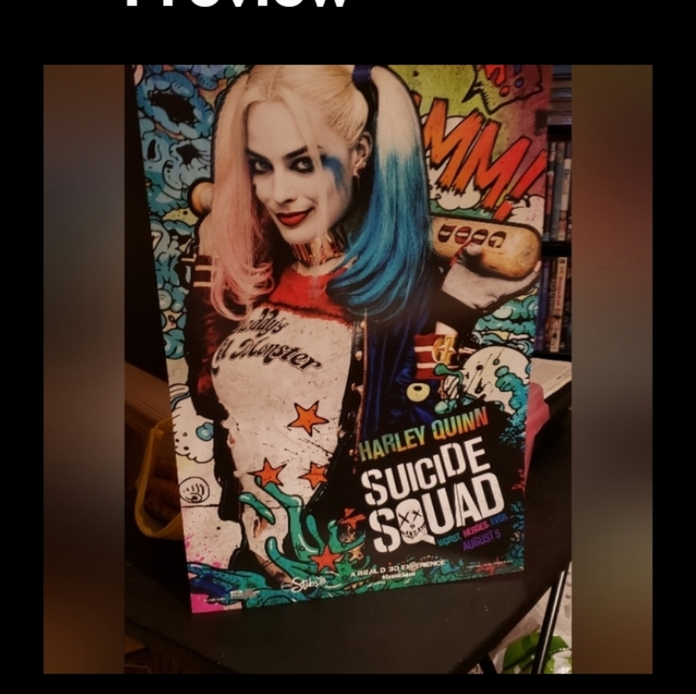 HARLEY QUINN SUICIDE SQUAD  Poster